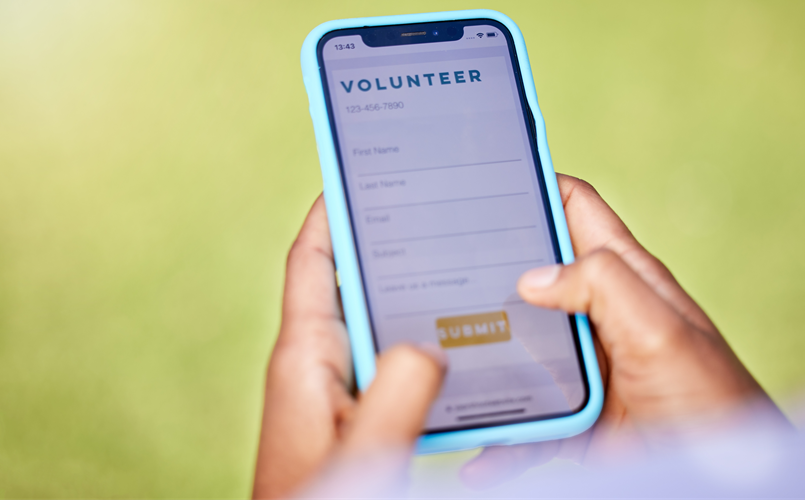 VOLUNTEER PORTAL (SIGN-UP)