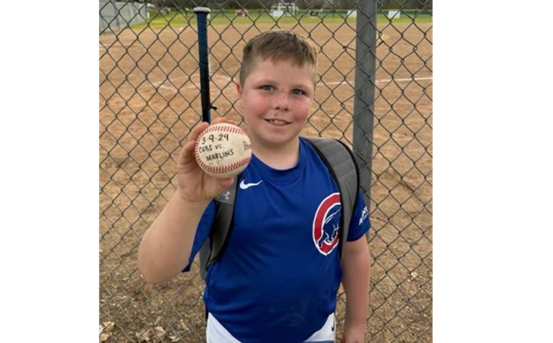 HR Alert: Cooper Cummings - Pinto Cubs, Over the Fence HR, 03/09/2024 